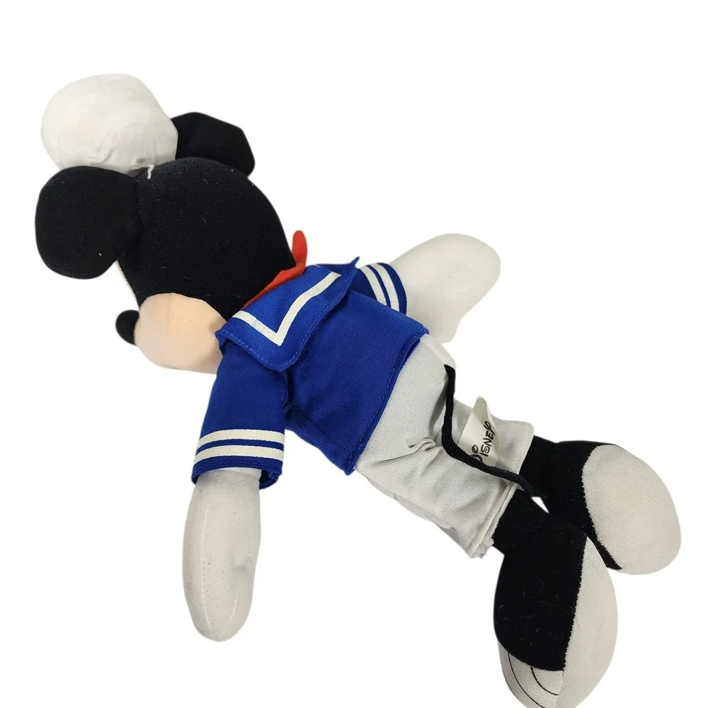 Vintage Disney Mickey Mouse Sailor Plush‎ Toy Stuffed Animal Navy